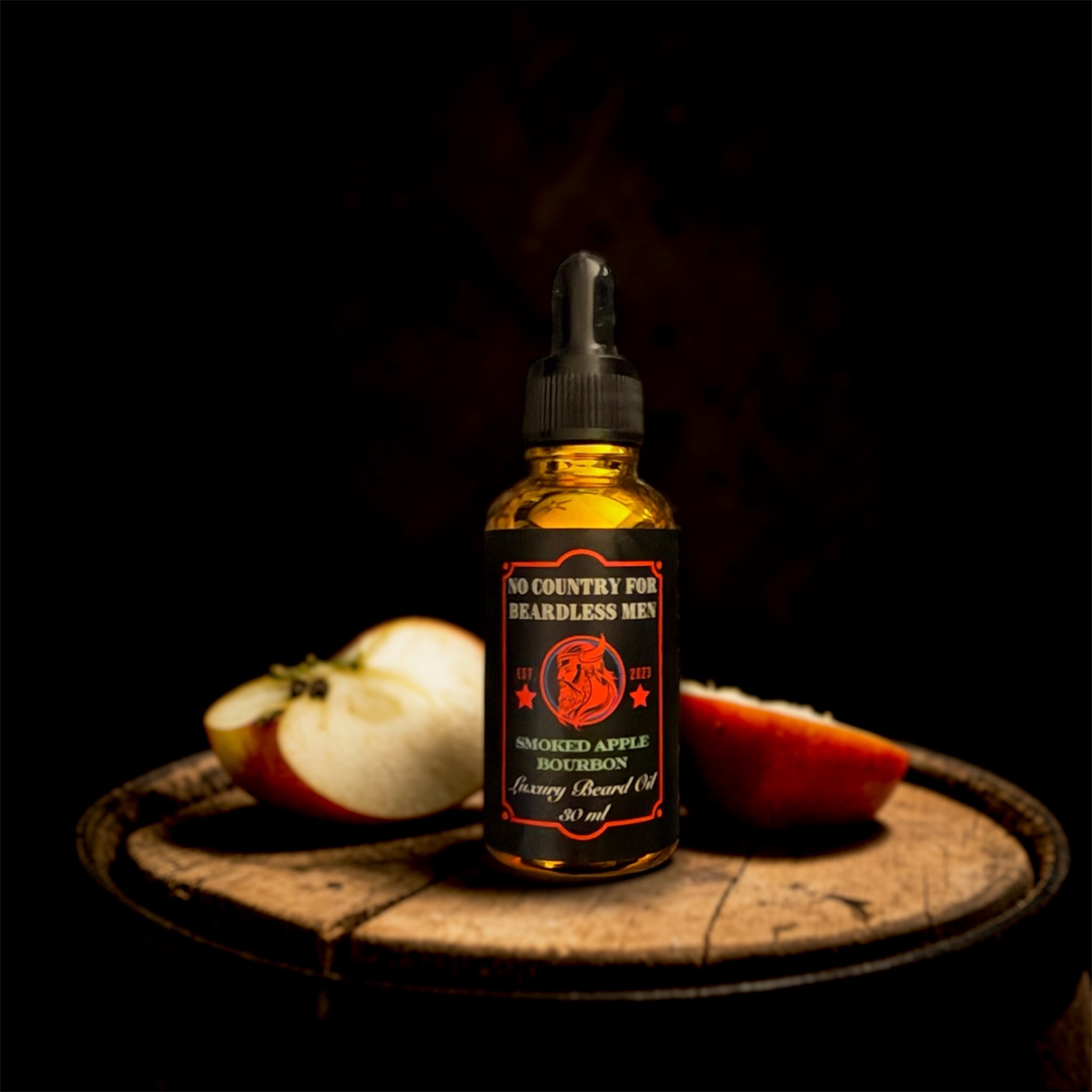 Smoked Apple Bourbon Beard Oil – Apple, Bourbon, Smoke & Oud